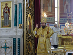 Глава Россошанской епархии совершил молодежную Литургию в Свято-Ильинском кафедральном соборе города Россошь
