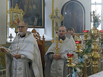 Епископ Россошанский и Острогожский Дионисий возглавил праздничное богослужение в храме святого мученика Иоанна Воина города Богучара