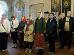 В понедельник Светлой седмицы епископ Дионисий совершил Литургию в храме Покрова Пресвятой Богородицы города Павловска