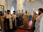 Престольный праздник в Тихоновском соборном храме Острогожска