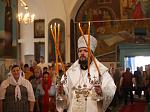 В четверг 6-й седмицы по Пасхе Преосвященнейший епископ Дионисий совершил Божественную литургию в храме Вознесения Господня г. Калач