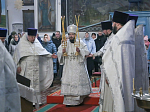 В попразднство Рождества Христова Преосвященнейший епископ Дионисий совершил Божественную литургию в храме Вознесения Господня города Калач