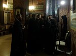 В канун Великого четверга епископ Дионисий совершил таинство Елеосвящения в Свято-Ильинском кафедральном соборе города Россоши