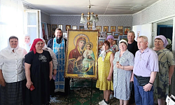 Калачеевцы помолились у чудотворной иконы Божией Матери «Оршанская»