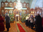 Праздничное архиерейское богослужение в Покровском храме г. Павловск