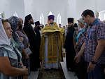 Правящий Архиерей совершил первую Божественную литургию в новопостроенном храме во имя первоверховного апостола Павла города Павловска