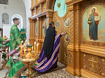 Епископ Дионисий возглавил престольное торжество храма святого благоверного князя Александра Невского с. Петровка