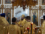 Правящий Архиерей совершил Литургию в Георгиевском храме села Терновое Острогожского района