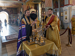 Всенощное бдение накануне памяти святого равноапостольного князя Владимира в Ильинском соборе г. Россоши возглавил епископ Россошанский и Острогожский Дионисий