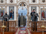 В среду 3-й седмицы Великого поста епископ Дионисий совершил Литургию Преждеосвященных Даров в храме иконы Божией Матери «Казанская» с. Новотолучеево