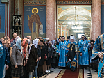 Епископ Россошанский и Острогожский Андрей сослужил митрополиту Воронежскому и Лискинскому Сергию в день престольного праздника в Покровском соборе г. Воронежа