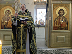 В среду четвертой седмицы Великого поста Преосвященнейший епископ Дионисий совершил Литургию Преждеосвященных Даров в храме Богоявления Господня села Сухой Донец