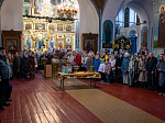 Протоиерей Евгений Бей совершил прощальную литургию в храме Вознесения Господня города Калач