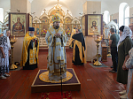 Преосвященнейший Дионисий, епископ Россошанский и Острогожский, совершил всенощное бдение в храме святых апостолов Петра и Павла с. Петропавловка