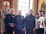 Кадеты Острогожского филиала КОУ ВО «Горожанский казачий кадетский корпус» приняли присягу в Михайло-Архангельском храме города