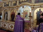 В Свято‑Тихоновском соборном храме города Острогожска совершен чин Воздвижения Креста Господня