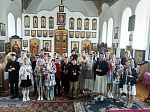 Верхнемамонские школьники посетили с экскурсией храм святых бессребреников Космы и Дамиана
