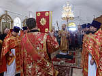 Преосвященнейший епископ Дионисий совершил Божественную литургию в Георгиевском храме села Терновое Острогожского района