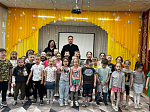 Священнослужитель провел беседу в детском саду № 13 города Россошь