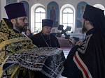 В пятницу первой седмицы Великого поста Глава Россошанской епархии совершил Литургию Преждеосвященных Даров в храме Вознесения Господня города Калач