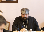Преосвященнейший Дионисий, епископ Россошанский и Острогожский, возглавил работу Епархиального совета Россошанской епархии
