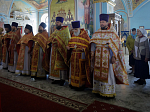 В субботу Светлой седмицы епископ Дионисий совершил Литургию в храме Успения Пресвятой Богородицы города Калач