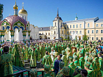 В день памяти преподобного Сергия Радонежского епископ Дионисий сослужил Предстоятелю Русской Православной Церкви за Литургией в Троице-Сергиевой лавре