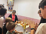 В пекарне-просфорне при Свято-Ильинском кафедральном соборе г. Россошь состоялось познавательное занятие