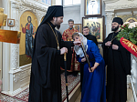 Преосвященнейший епископ Дионисий совершил Божественную литургию в Костомаровском монастыре