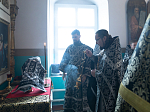 В пятницу 2-й седмицы Великого поста правящий архиерей совершил Литургию Преждеосвященных Даров в Казанском храме с. Гнилое