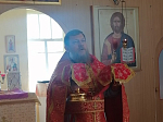 В храме Преображения с. Евстратовка была совершена Божественная литургия