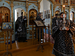 В среду 2-й седмицы Великого поста епископ Дионисий совершил Литургию Преждеосвященных Даров в Казанском храме пгт. Каменка
