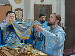 В праздник Благовещения Пресвятой Богородицы епископ Россошанский и Острогожский Дионисий совершил Божественную литургию в храме Вознесения Господня города Калач