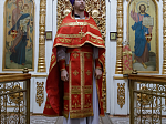 Преосвященнейший епископ Дионисий совершил Божественную литургию в Георгиевском храме села Терновое Острогожского района