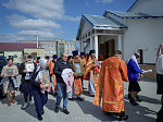 В субботу Светлой седмицы епископ Дионисий совершил Литургию в храме Успения Пресвятой Богородицы города Калач