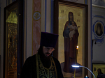 Во вторник первой седмицы Великого поста Преосвященнейший епископ Дионисий совершил повечерие с чтением Великого канона прп. Андрея Критского в Тихоновском соборном храме города Острогожска