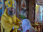Преосвященнейший Гавриил, епископ Соликамский и Чусовской, совершил Божественную литургию в храме Покрова Пресвятой Богородицы города Павловска