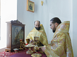 В Неделю 19-ю по Пятидесятнице епископ Дионисий совершил Божественную литургию в Воскресенском соборе Белогорского мужского монастыря