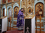 В Каменке совершили богослужение 3-й Недели Великого поста
