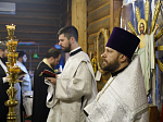 Преосвященнейший епископ Дионисий совершил всенощное бдение в храме Архистратига Божия Михаила с. Воробьёвка