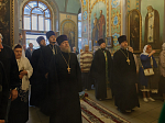 Преосвященнейший Дионисий, епископ Россошанский и Острогожский, возглавил торжества в честь 150-летия храма-колокольни Александра Невского города Россошь