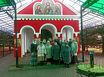 Паломники из Верхнемамонского района совершили поездку в Свято-Серафимо-Саровский мужской монастырь