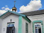 На храм святителя Николая Чудотворца села Талы Кантемировского района установили купол и крест