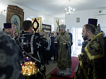 Глава Россошанской епархии совершил Литургию Преждеосвященных Даров в храме Вознесения Господня села Большая Казинка Павловского благочиния