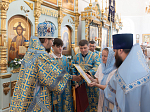 Епископ Дионисий 21 июля, в день празднования Казанской иконы Божией Матери, совершил Божественную литургию в Казанском храме пгт Каменка, центре Каменского благочиния