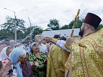 Правящий Архиерей совершил первую Божественную литургию в новопостроенном храме во имя первоверховного апостола Павла города Павловска