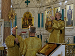 В канун праздника святых отцов шести Вселенских соборов, в Ильинском кафедральном соборе Россоши совершено всенощное бдение