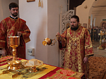 Преосвященнейший епископ Дионисий совершил Литургию в Георгиевском храме села Манино