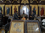 В пятницу второй седмицы Великого поста Архипастырь совершил Литургию Преждеосвященных Даров в храме Великомученика и Победоносца Георгия села Большая Хвощеватка