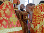Преосвященнейший епископ Дионисий совершил Божественную литургию в Георгиевском храме села Манино Калачеевского района